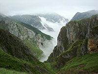 Green valley northern spain