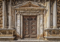 Granada cathedral door