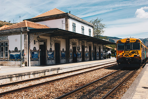 Pinhao train station Portugal